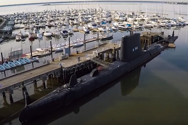 Die US-Kriegsflotte und die Anlagen der Küstenverteidigung an der Ostküste der USA