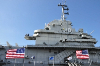 Die US-Kriegsflotte und die Anlagen der Küstenverteidigung an der Ostküste der USA